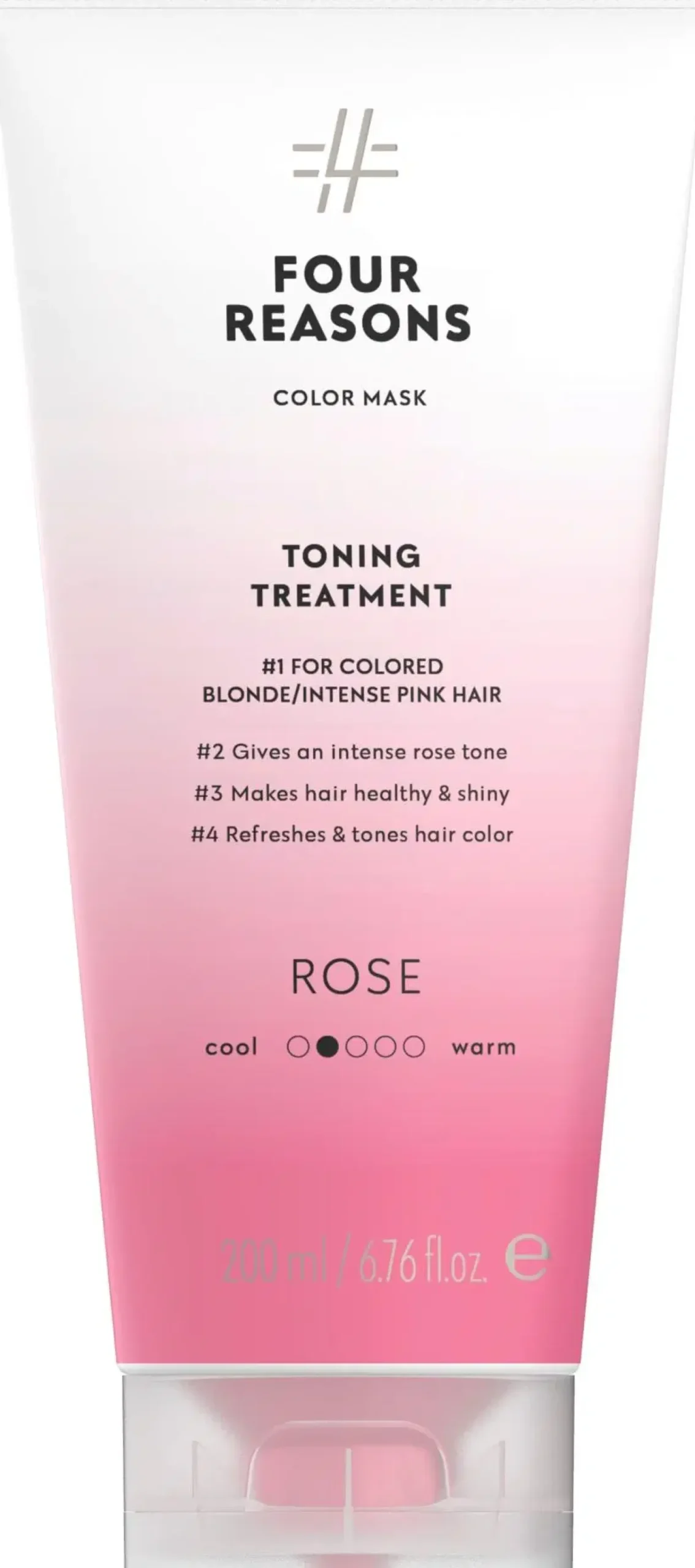 Four Reasons Color Mask Toning Treatment Rose sävyttävä tehohoito 200 ml