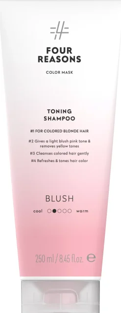 Four Reasons Color Mask Toning Shampoo Blush sävyttävä shampoo 250 ml