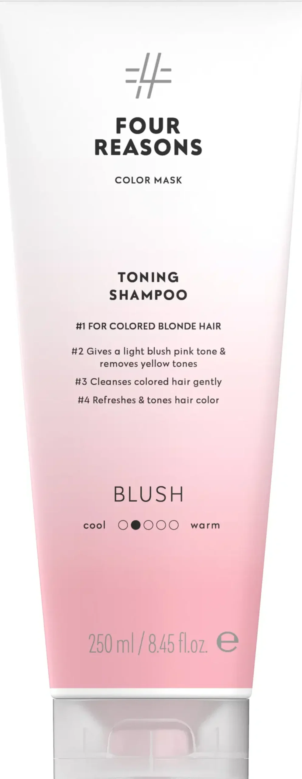 Four Reasons Color Mask Toning Shampoo Blush sävyttävä shampoo 250 ml