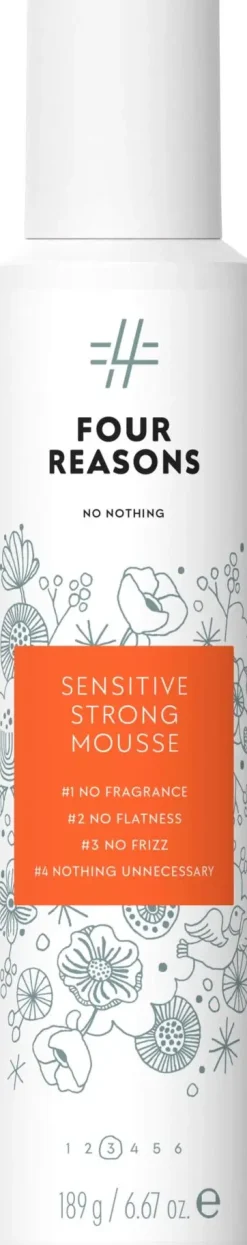 Four Reasons No nothing Sensitive Strong Mousse muotovaahto 200 ml
