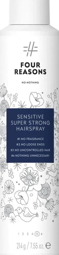 Four Reasons No nothing Sensitive Super Strong Hairspray viimeistelysuihke 300 ml