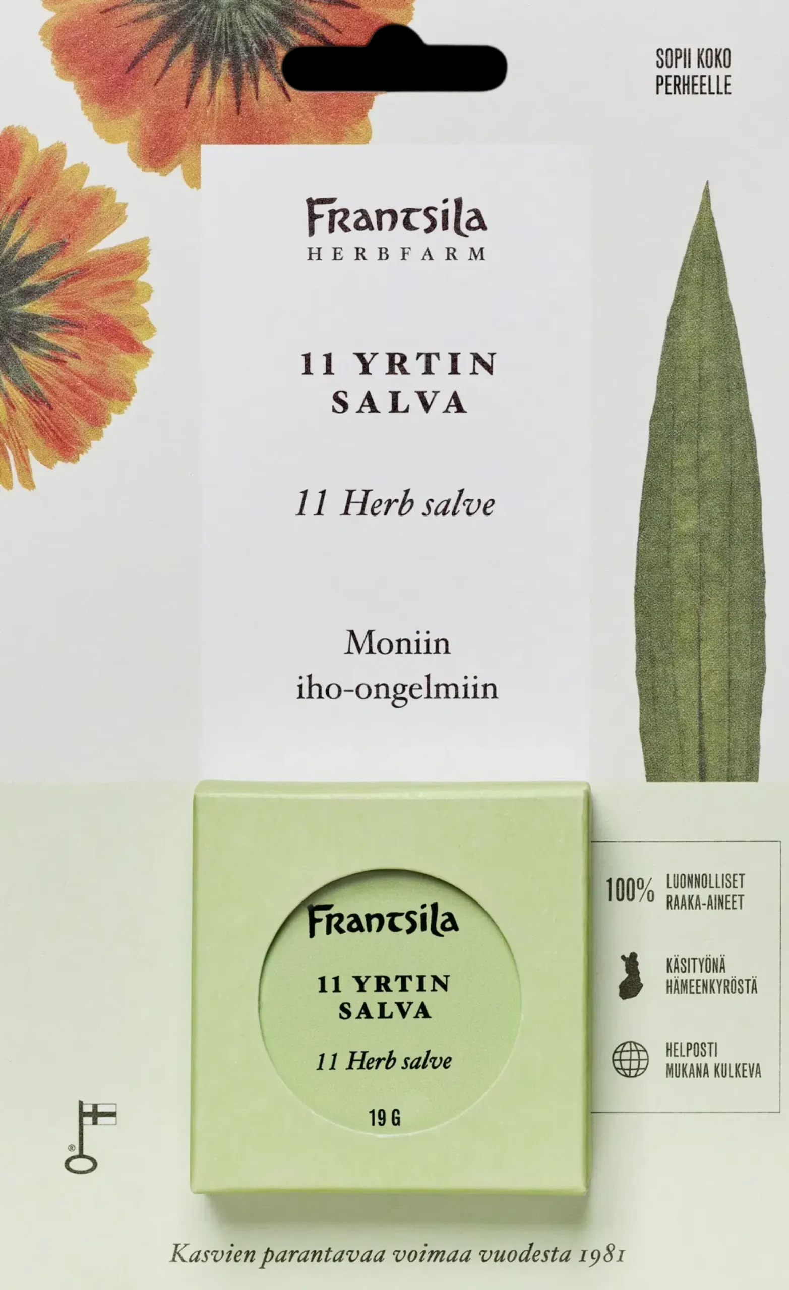 Frantsila 11 yrtin salva 19g