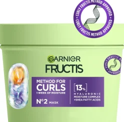 Garnier Fructis Method for Curls hiusnaamio kihartuville hiuksille 370ml