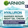 Garnier Hyaluron Barrier Repair Yövoide herkälle iholle 50 ml