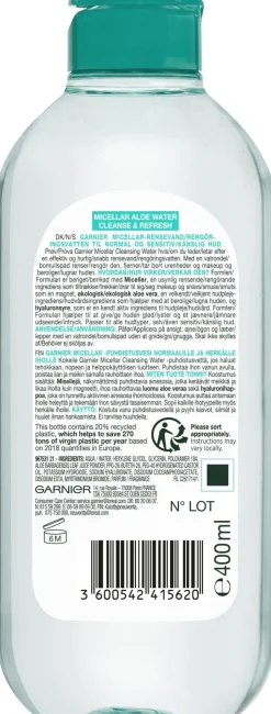 Garnier Micellar micellar-puhdistusvesi normaalille iholle 400 ml