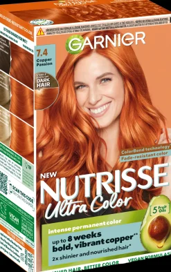 Garnier Nutrisse Ultra Color 7.4 Intensiivinen kupari kestoväri 1kpl
