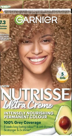 Garnier Nutrisse Ultra Creme 7.3 Golden Blonde Kullanvaalea kestoväri 1kpl