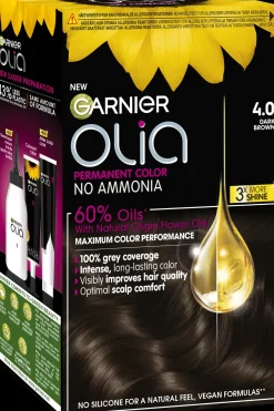Garnier Olia 4.0 Dark Brown kestoväri 174ml