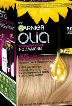 Garnier Olia 9.0 Light Blonde kestoväri 174ml