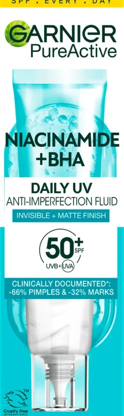 Garnier PureActive uv-voide SPF50 epäpuhtaalle iholle 40 ml