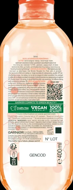 Garnier SkinActive micellar-puhdistusvesi normaalille iholle 400 ml