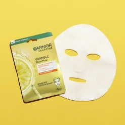 Garnier SkinActive Vitamin C Sheet Mask Super Hydrating + Brightening kosteuttava ja heleyttävä kangasnaamio 28 g
