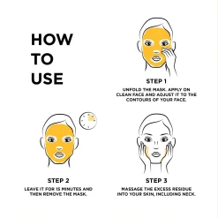 Garnier SkinActive Vitamin C Sheet Mask Super Hydrating + Brightening kosteuttava ja heleyttävä kangasnaamio 28 g