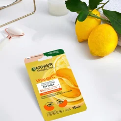Garnier SkinActive Vitamin C Brightening & Glow Boosting silmänalusnaamio väsyneelle iholle 5g