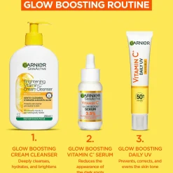 Garnier Vitamin C* Sheer Glow uv-voide SPF50 samealle iholle 40 ml