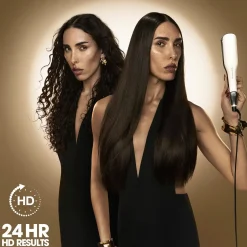 ghd Chronos Max - leveä muotoilurauta valkoinen