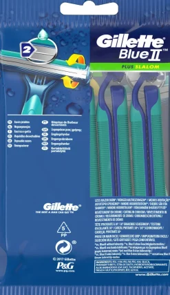 Gillette 10kpl BlueII Plus Slalom varsiterä