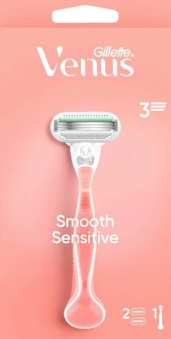 Gillette Venus Smooth Sensitive ihokarvanajohöylä+1 terä