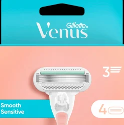 Gillette Venus Smooth Sensitive 4kpl terä