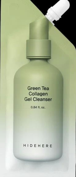 HIDEHERE Green Tea Collagen Gel Cleanser -kasvojenpuhdistusgeeli 25ml