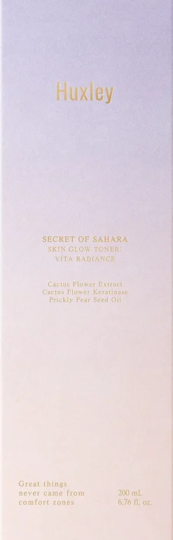 Huxley Skin Glow Toner; Vita Radiance kasvovesi 200ml
