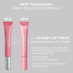 Isadora Glossy Lip Treat huulikiilto 55 Silky Pink 13 ml