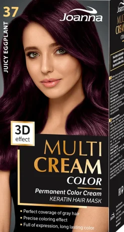 Joanna Multi Cream hiusväri 37 Juicy eggplant permanent