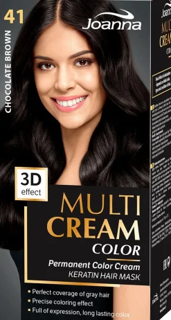 Joanna Multi Cream hiusväri 41 Chocolate brown permanent