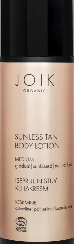JOIK Organic Sunless Tan Body Lotion Itseruskettava voide Medium 150 ml