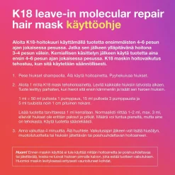 K18 Molecular repair hair mask hiusnaamio 5 ml