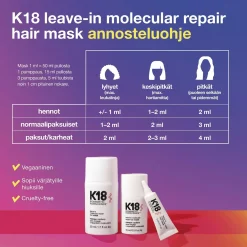 K18 Molecular repair hair mask hiusnaamio 50 ml