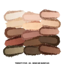 KimChi Chic Beauty Twenty Five Palette Send Me Nude’les luomiväripaletti 16,25 g