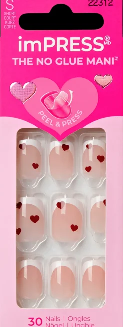Kiss Valentines imPress Nails -Sweetest Gift 30kpl