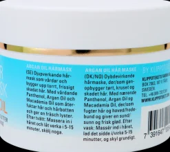 Klippoteket Argan Oil Hiusnaamio 250 ml