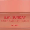 KOCOSTAR a.m Sunday Hydrogel Eye Patch 24 pairs silmänalusnaamiot