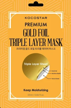 Kocostar Premium Gold Foil naamio 1 kpl