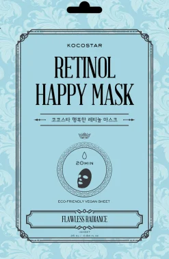 KOCOSTAR Retinol Happy Mask kangasnaamio 1 kpl