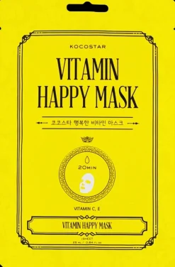 KOCOSTAR Vitamin Happy Mask kirkastava kangasnaamio 1 kpl