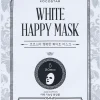 KOCOSTAR White Happy Mask kirkastava kangasnaamio 1 kpl