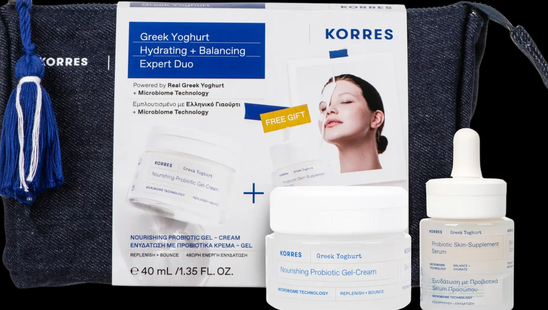 KORRES Greek Yoghurt ihonhoitopakkaus 40ml + 15ml