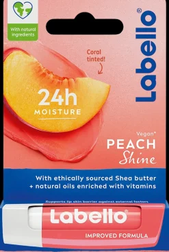 Labello 4,8g Peach Shine -huulivoide