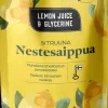 Lemon Juice and Glycerine Nestesaippua sitruuna täyttöpussi 550ml