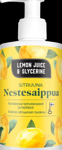 Lemon Juice and Glycerine Nestesaippua sitruuna 275ml