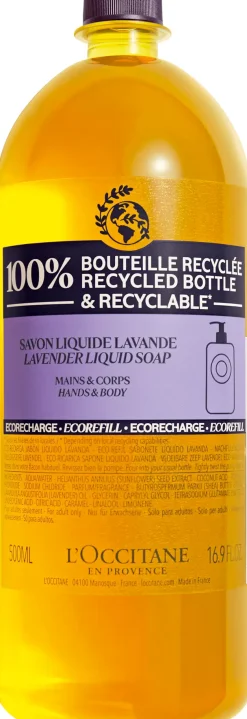 L'Occitane Shea Lavender Liquid Soap täyttöpakkaus 500 ml