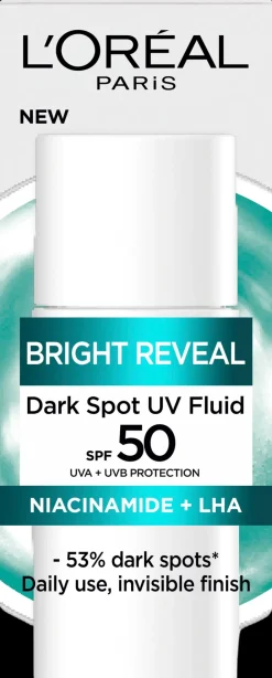 L'Oréal Paris Bright Reveal Niacinamide Dark Spot UV Lotion SK 50+ päivävoide 50ml