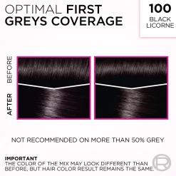 L'Oréal Paris Casting Crème Gloss 100 Black Licorne semi-permanent hiusväri normaaleille hiuksille 1 pce