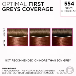 L'Oréal Paris Casting Crème Gloss 554 Spicy Choco Vaaleanruskea Mahonkikupari kevytväri 1kpl