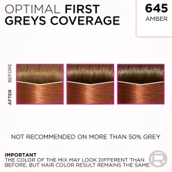 L'Oréal Paris Casting Crème Gloss 645 Amber Kastanjanruskea kevytväri 1kpl