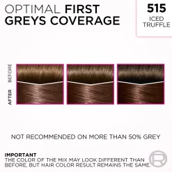 L'Oréal Paris Casting Crème Gloss 515 Iced Chocolate Vaaleanruskea Tuhka Mahonki kevytväri 1kpl