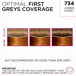 L'Oréal Paris Casting Crème Gloss 734 Amber Honey semi-permanent hiusväri normaaleille hiuksille 1 pce